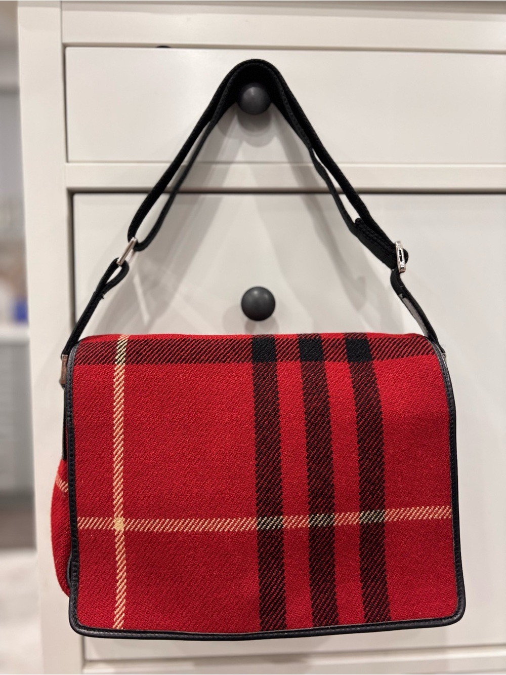 Burberry wool check pattern
